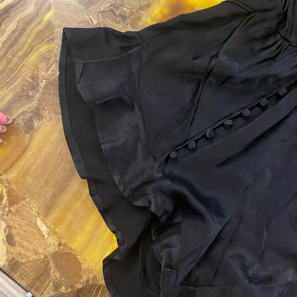 Guess satin black romper, XS - Picture 6 of 10